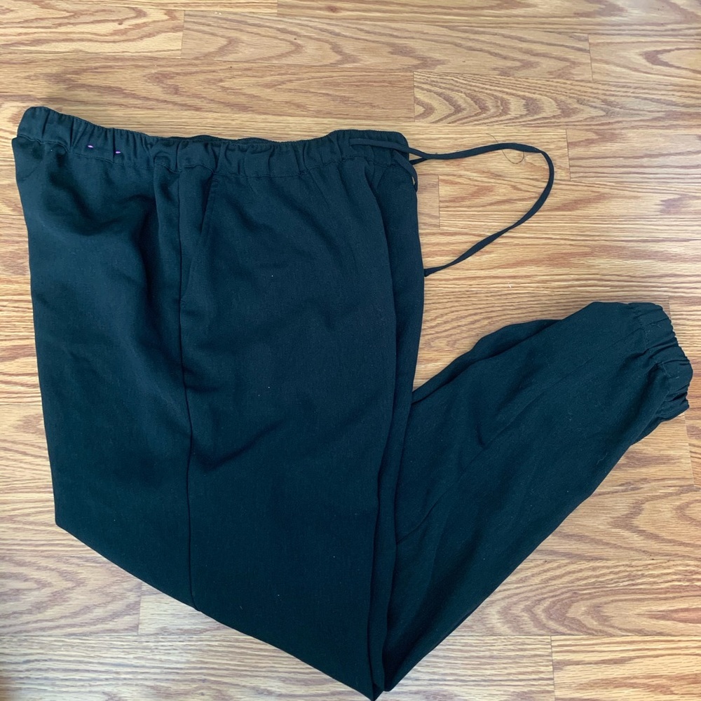Black slacks pants joggers
